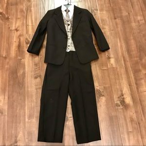 Boys Suit Set Formal Wear Pants Tie Set Size 7